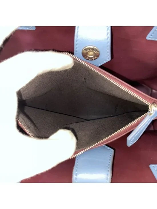 Fendi Handbag Toujour Shoulder Light Blue Formal Travel - Picture 10 of 13